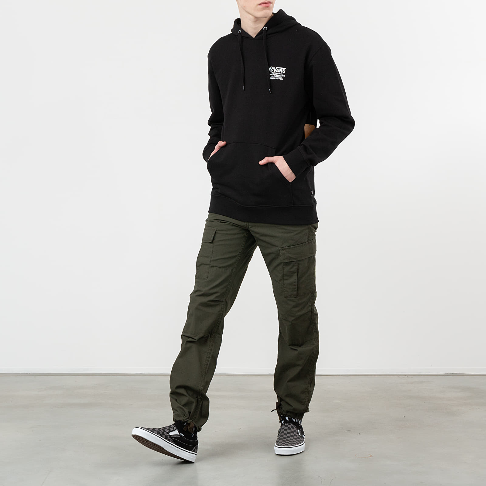 Vans distort store type hoodie