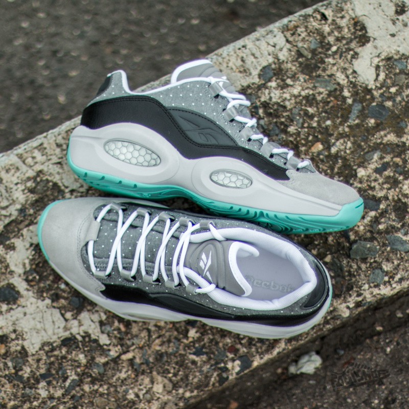 Buty m skie Reebok Question Low R13 Black Carbon White Aqua