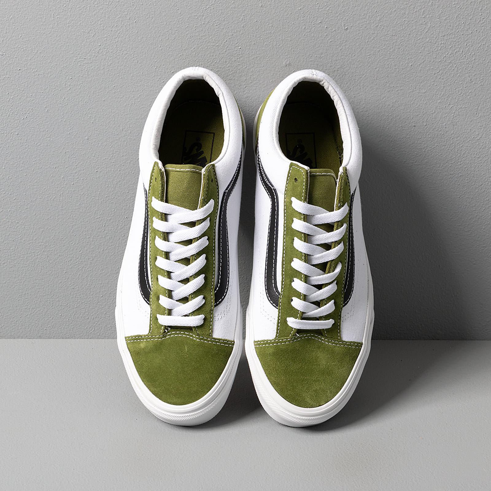 Men s shoes Vans Style 36 Retro Sport Green White Footshop