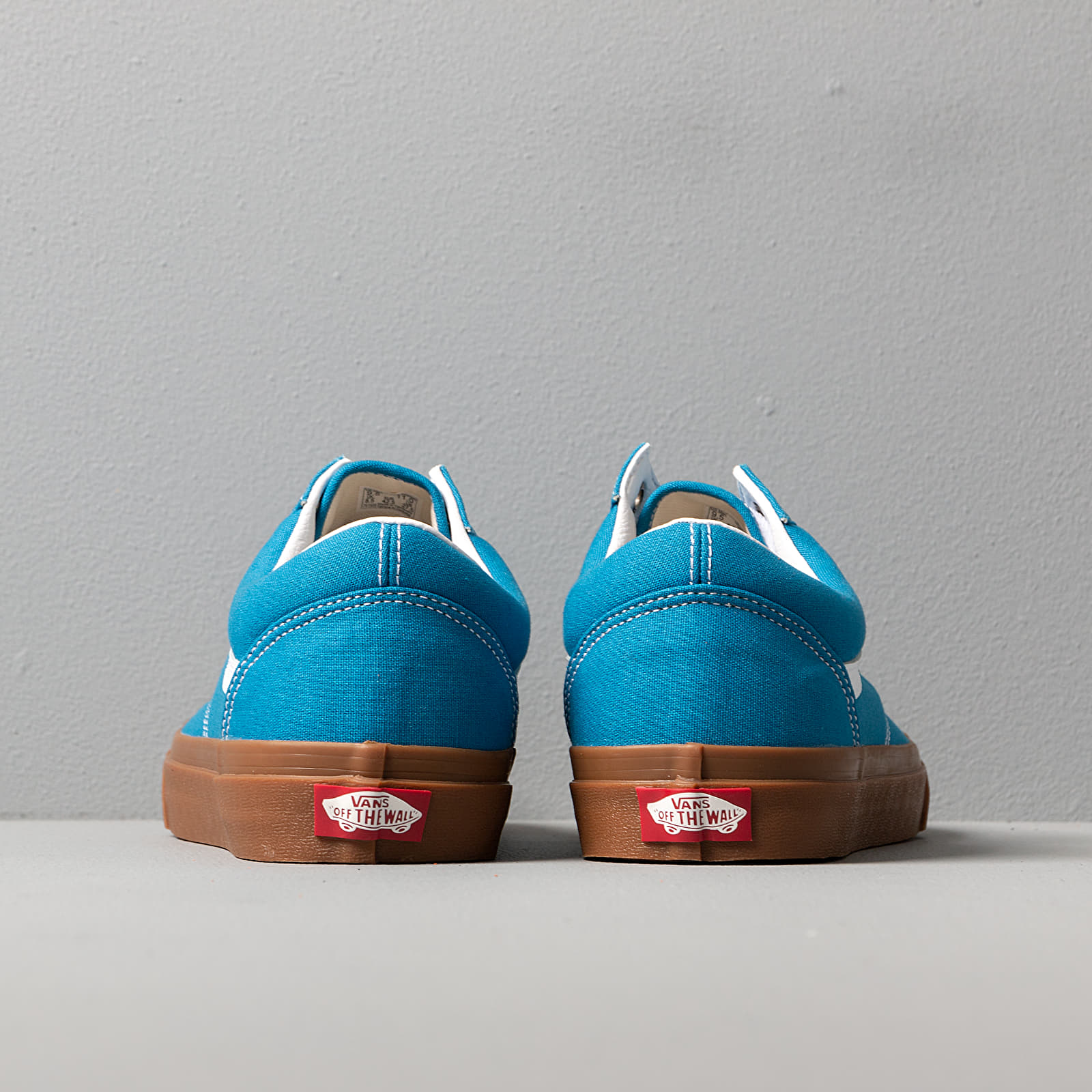 Men s shoes Vans Old Skool Gum Mediterranean Blue True White