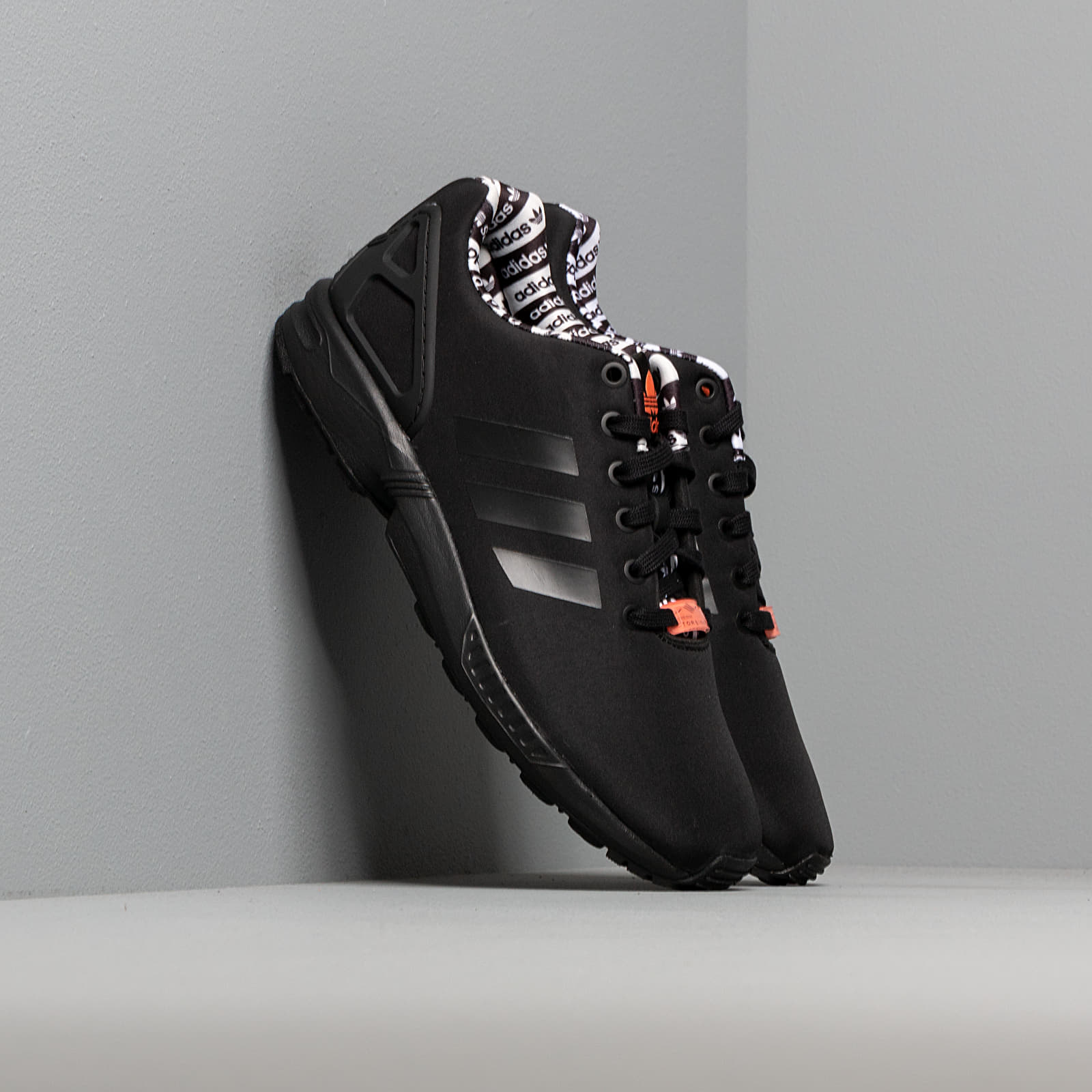Men's shoes adidas ZX Flux Core Black/ Core Black/ Semi Core Orange