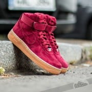 Nike air force 1 high red suede hotsell