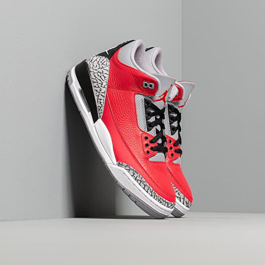 Manner Air Jordan 3 Retro Se Fire Red Fire Red Cement Grey Black Footshop