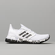 Ultra boost 20 sales black white & coral