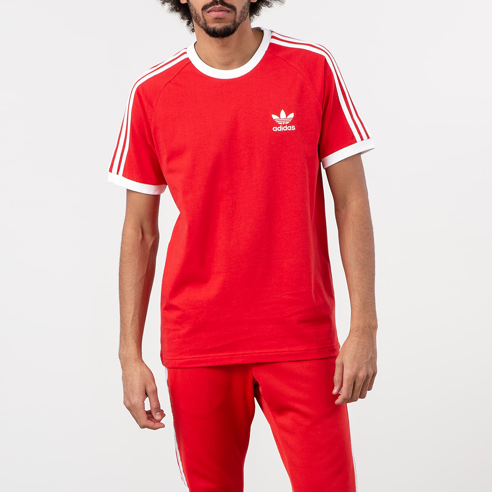Camisetas adidas 3-Stripes Tee Lush Red