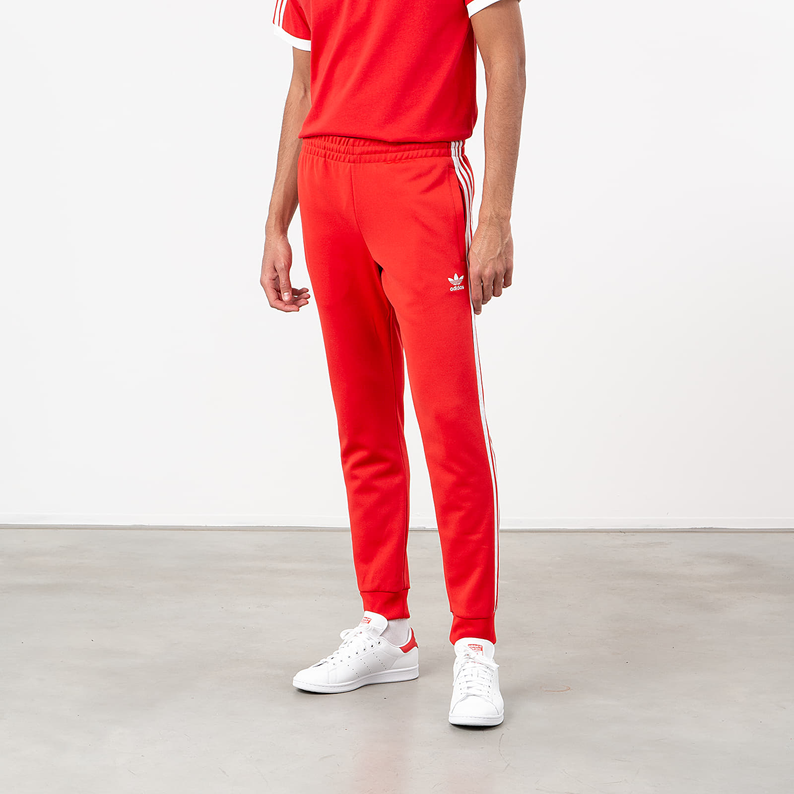 Pants and jeans adidas Superstar Trackpants Lush Red Footshop