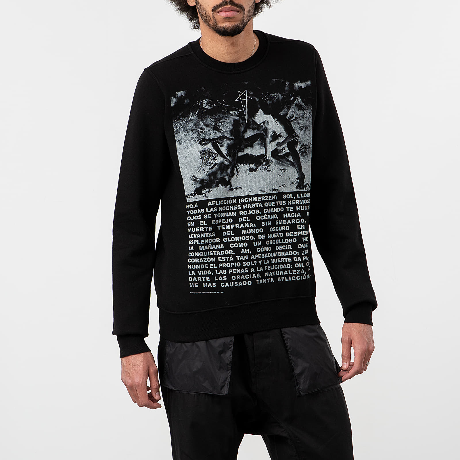 Hoodies and sweatshirts Rick Owens DRKSHDW Crewneck Black/ Pearl
