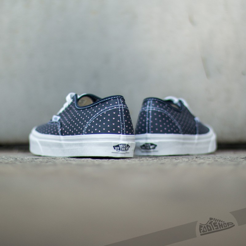 Női cipők Vans Authentic Slim Micro Hearts Navy/ Pink/ True White