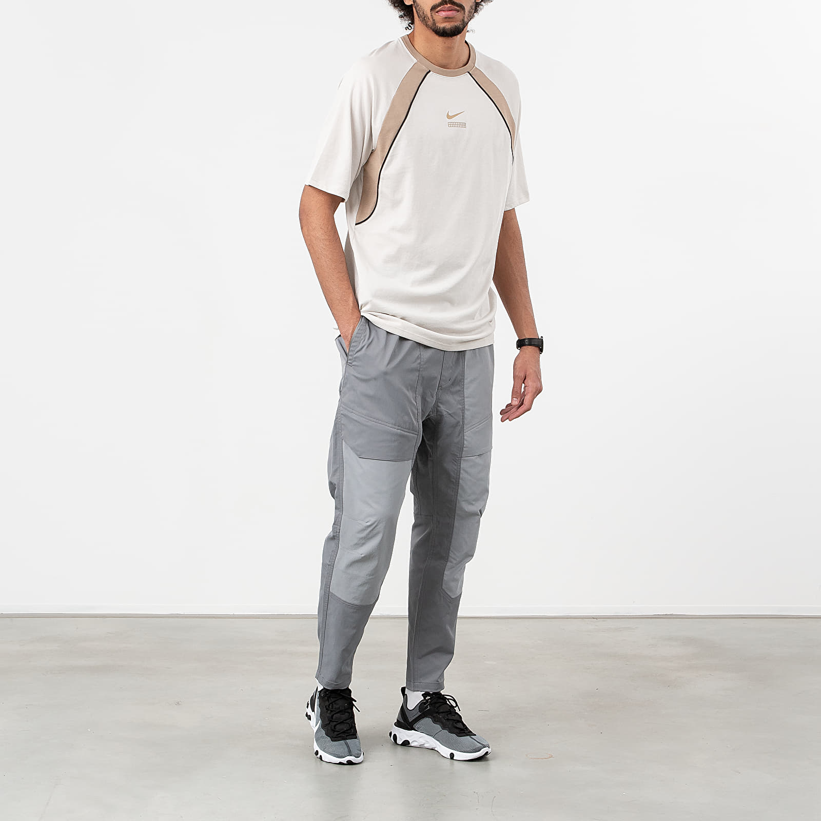Majice T-shirt Nike Sportswear DNA Top Tee Light Bone/ Khaki