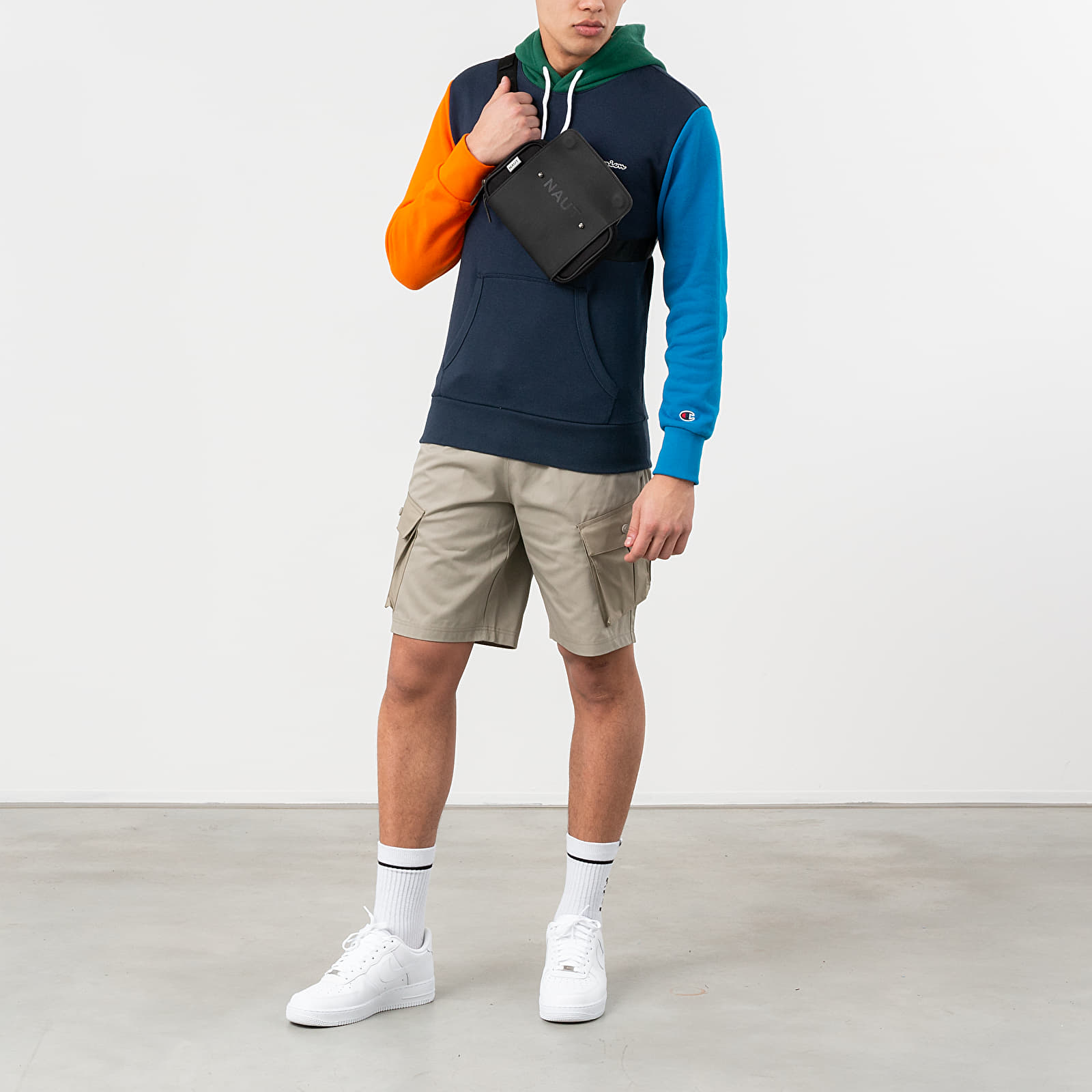 Hoodies and sweatshirts Champion Contrast Colour Block Hoodie Multicolor Footshop