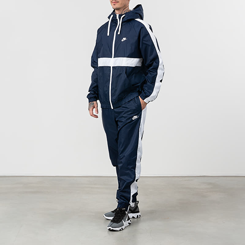 Hoodica Nike Sportswear CE Woven Track Suit Midnight Navy/ White/ Midnight Navy/ White