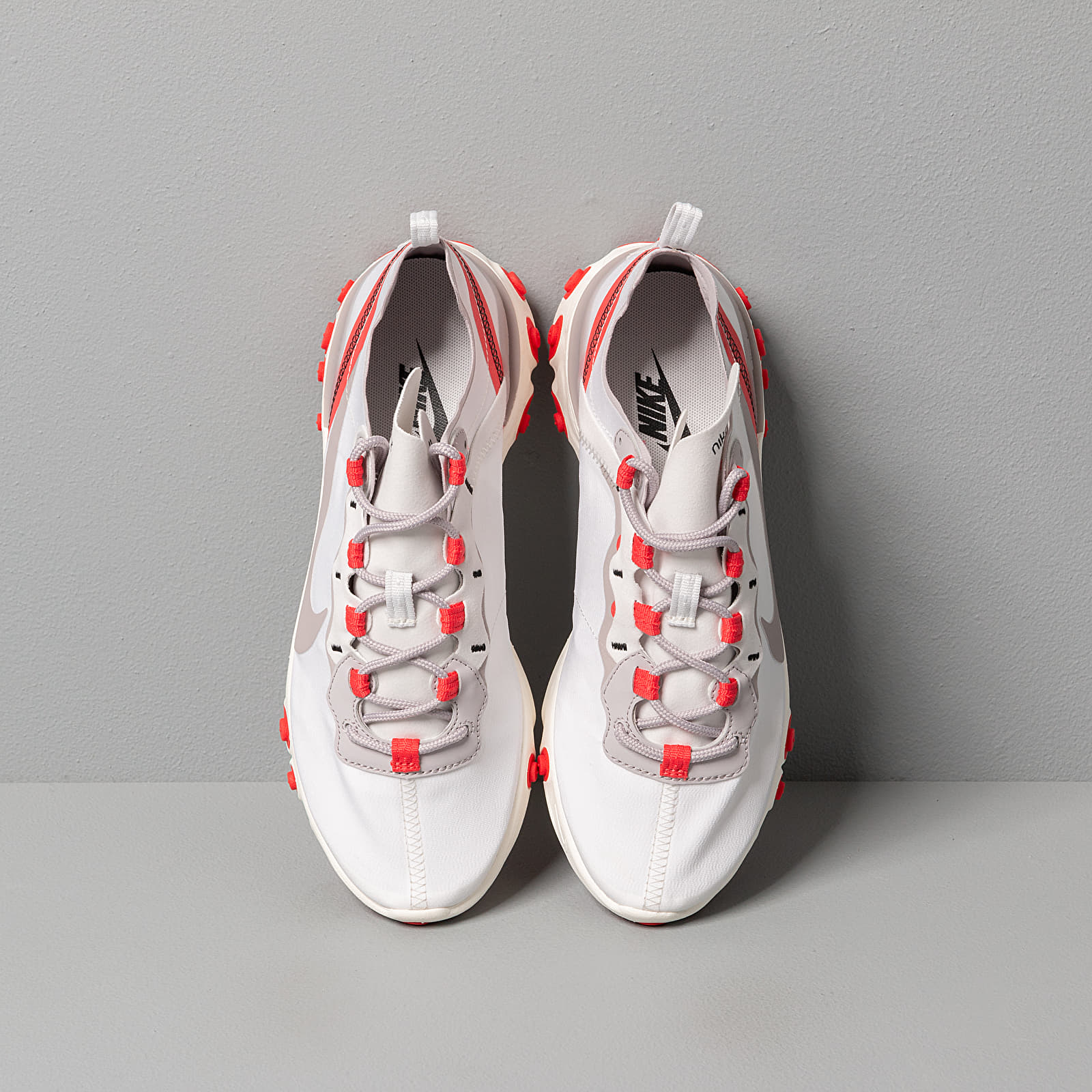 Women s shoes Nike W React Element 55 Platinum Tint Silver Lilac Track Red Footshop