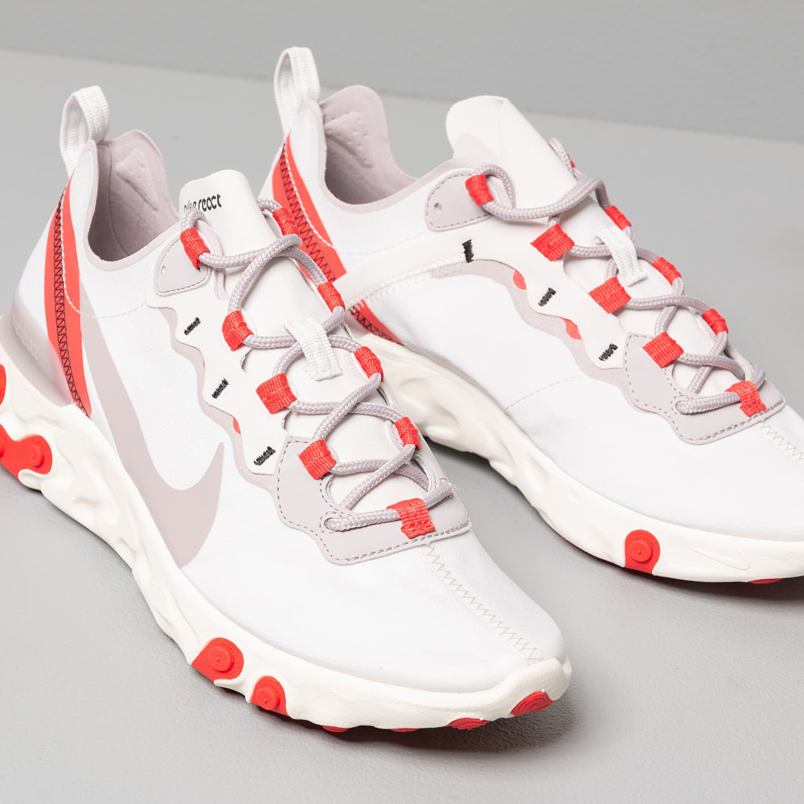 Nike react element 55 red white online