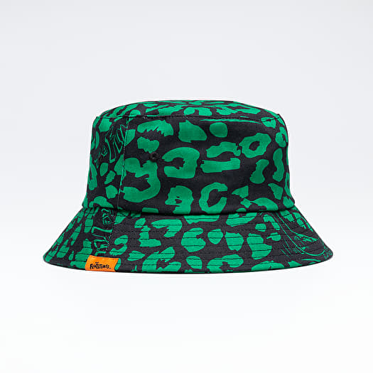 Bucket hats Lazy OAF x The Flinstones Dino Leopard Bucket Hat Black Green Footshop