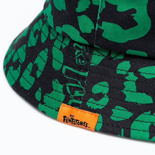 Bucket hats Lazy OAF x The Flinstones Dino Leopard Bucket Hat Black Green Footshop