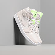 Women's shoes Air Jordan Wmns 1 Mid Vast Grey/ Vast Grey-Ghost Green-White  | Footshop