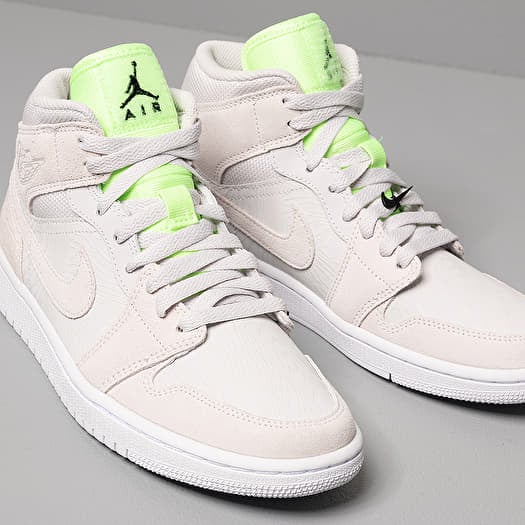 Women s shoes Air Jordan Wmns 1 Mid Vast Grey Vast Grey Ghost Green White Footshop