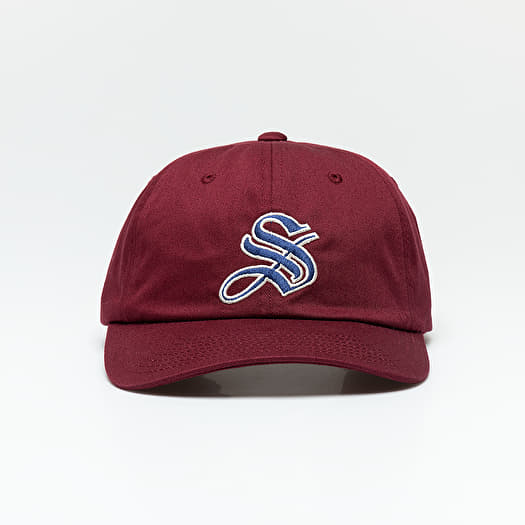 Caps Stüssy Gothic S Low Pro Cap Burgundy (131929 burgundy) | Footshop