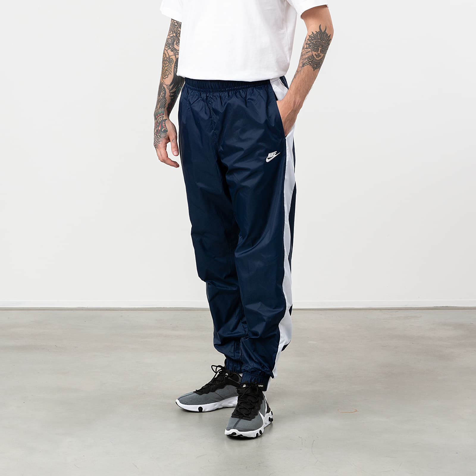 Felpe Nike Sportswear CE Woven Track Suit Midnight Navy/ White/ Midnight Navy/ White