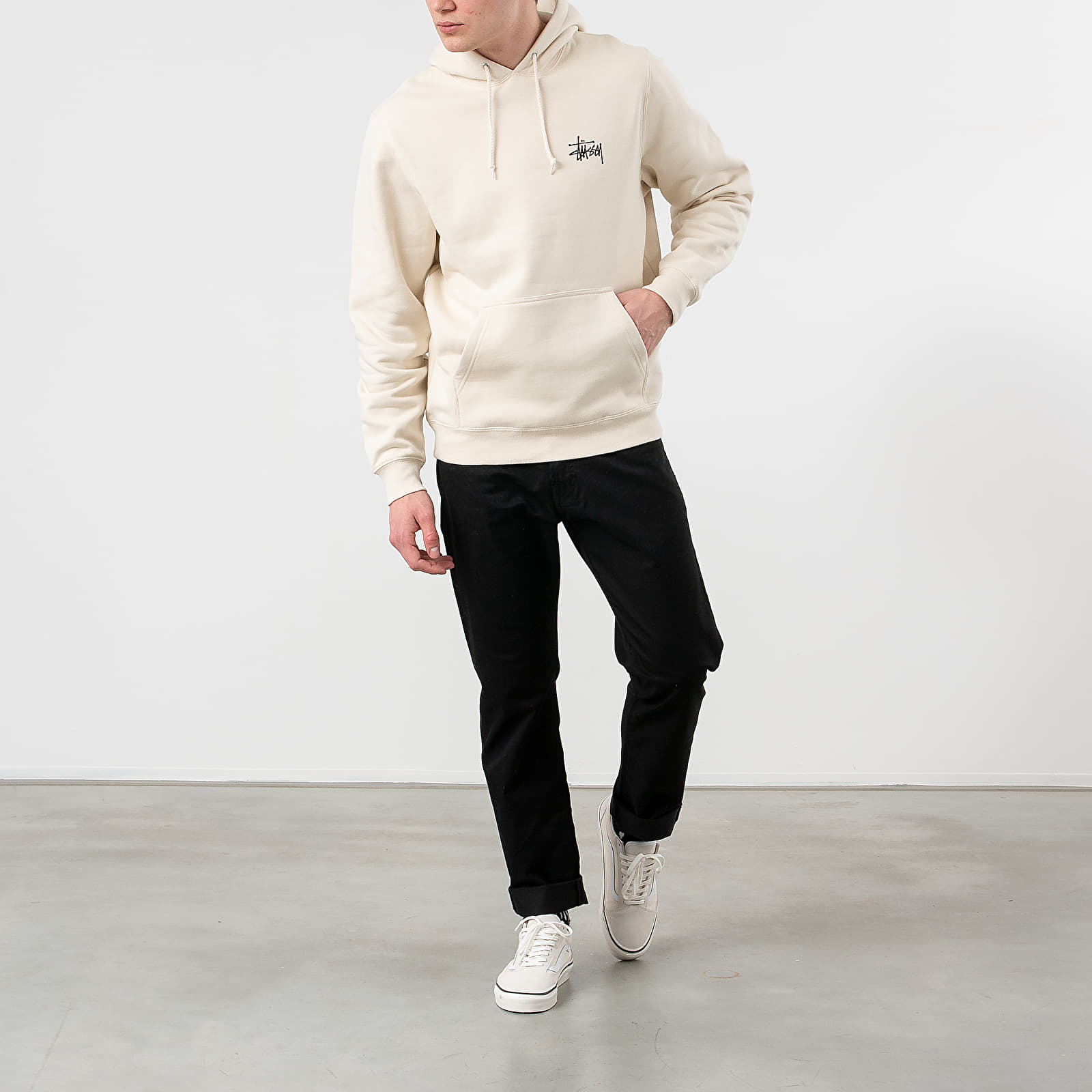 Îmbrăcăminte Stüssy Basic Hoodie Cement