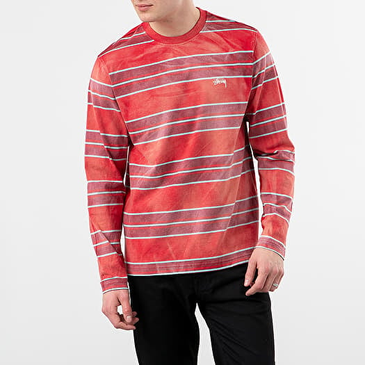 Stussy red discount long sleeve