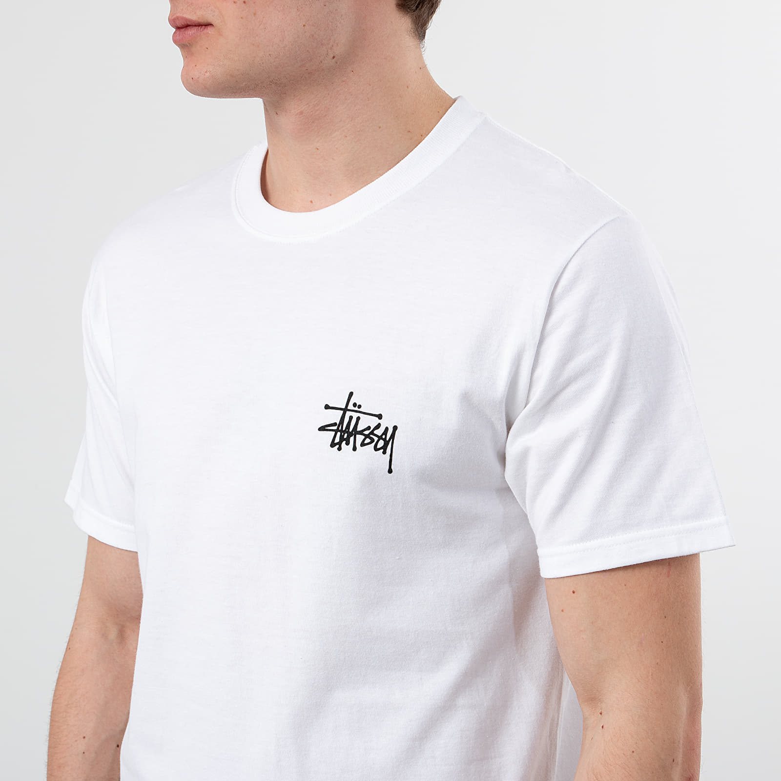 T-skjorter Stüssy Basic Tee White