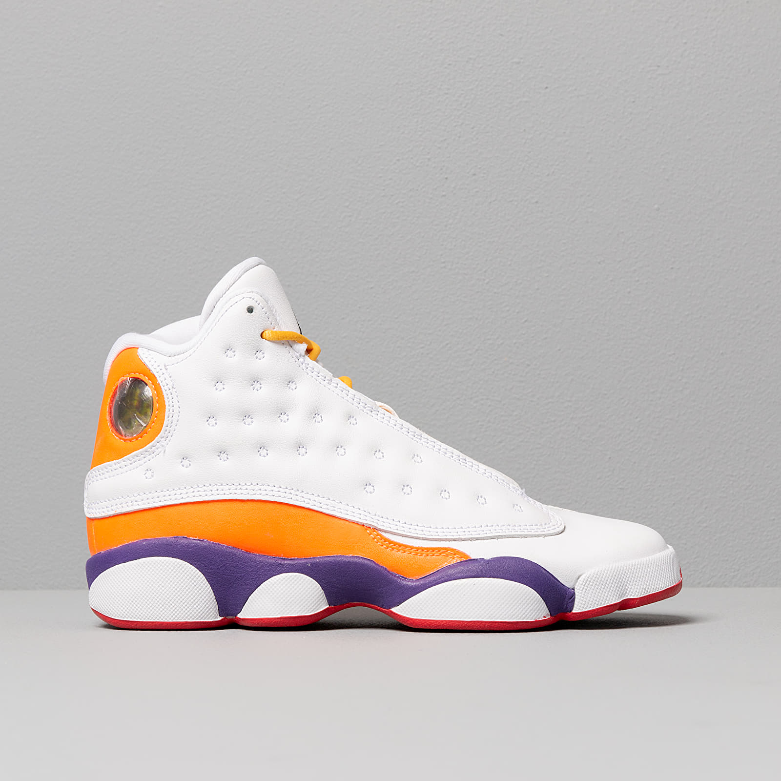 Kids sneakers and shoes Air Jordan 13 Retro Ksa GS White Black