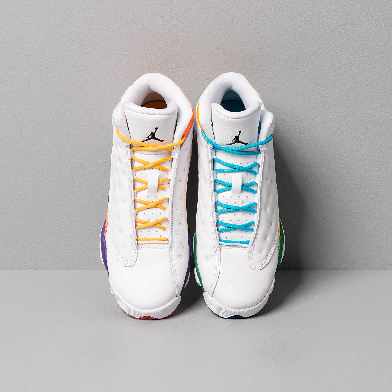 Kids' sneakers and shoes Air Jordan 13 Retro Ksa (GS) White/ Black-Court Purple-Total Orange