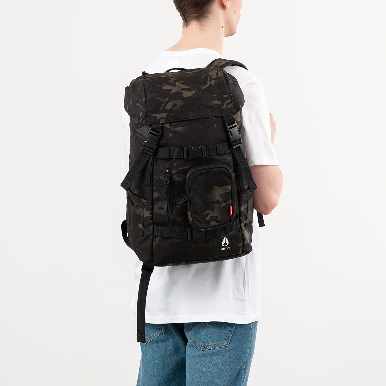 Kuprinės Nixon Landlock Backpack Black/ Multcamo