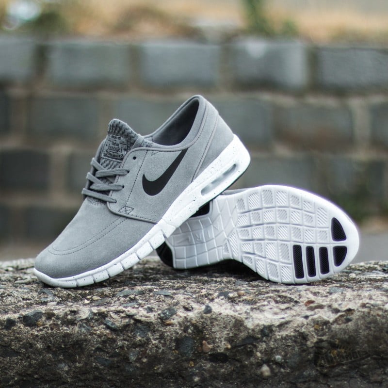Men s shoes Nike Stefan Janoski Max L Cool Grey Black White Footshop