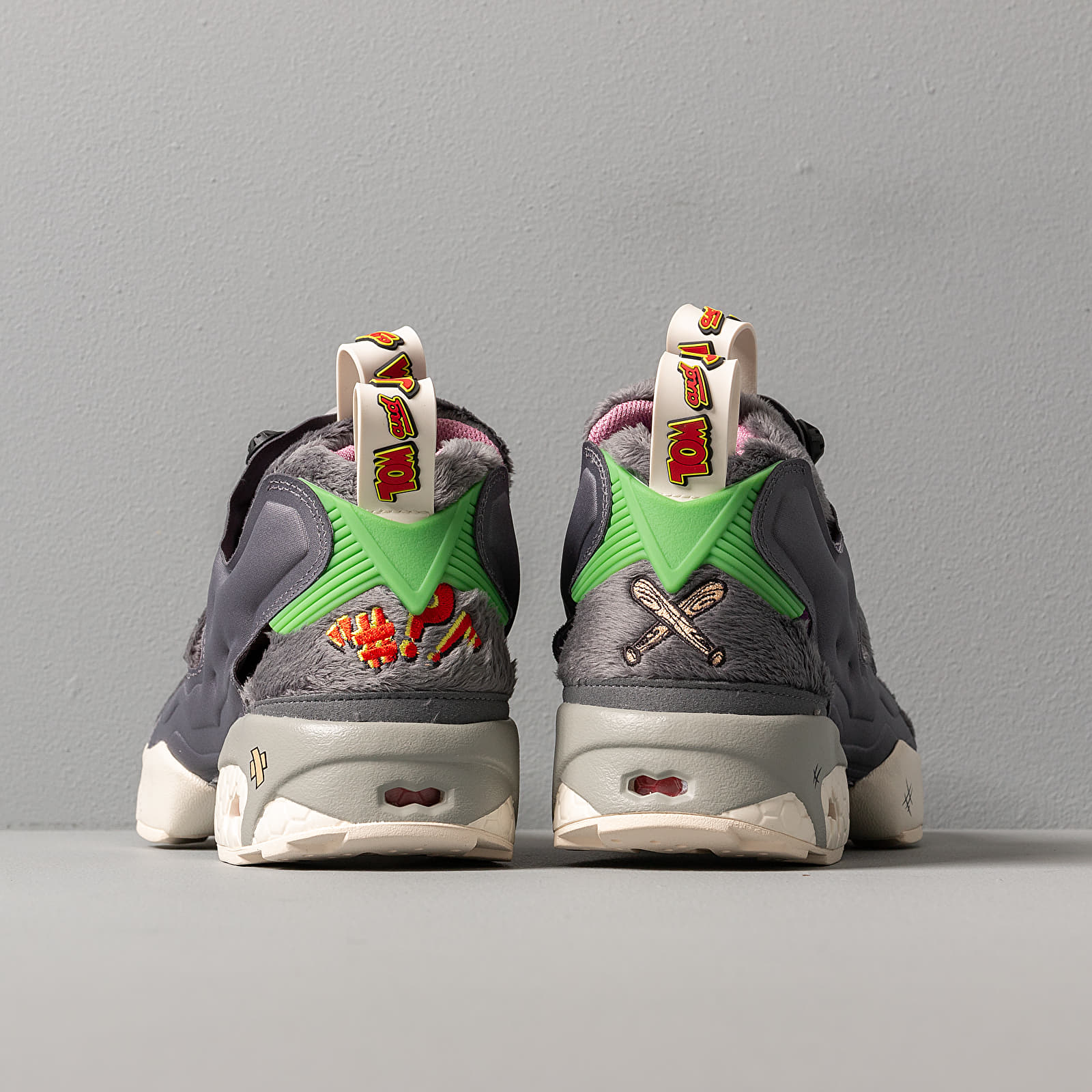 Herresko Reebok Instapump Fury OG MU Cold Grey 6/ Hero Yellow/ Black