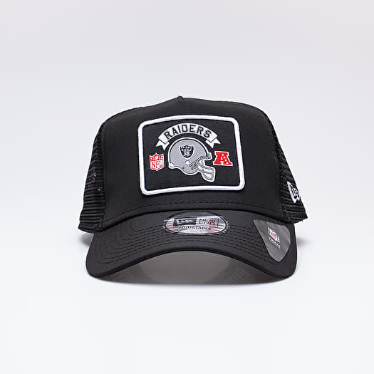 Caps New Era NFL Woodmark Oakland Raiders Trucker Black Footshop