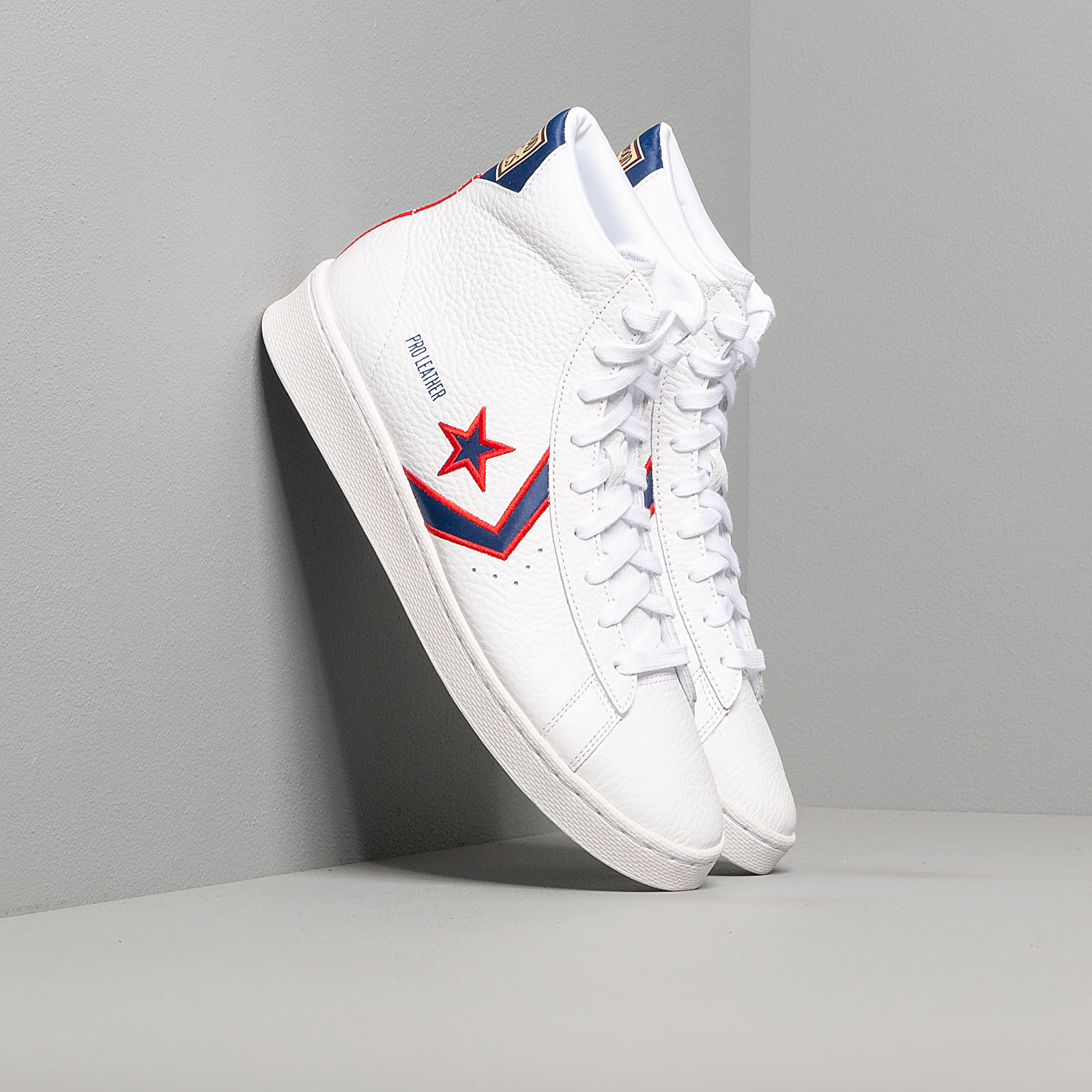 Vīriešu apavi Converse Pro Leather Gold Standard White/Red
