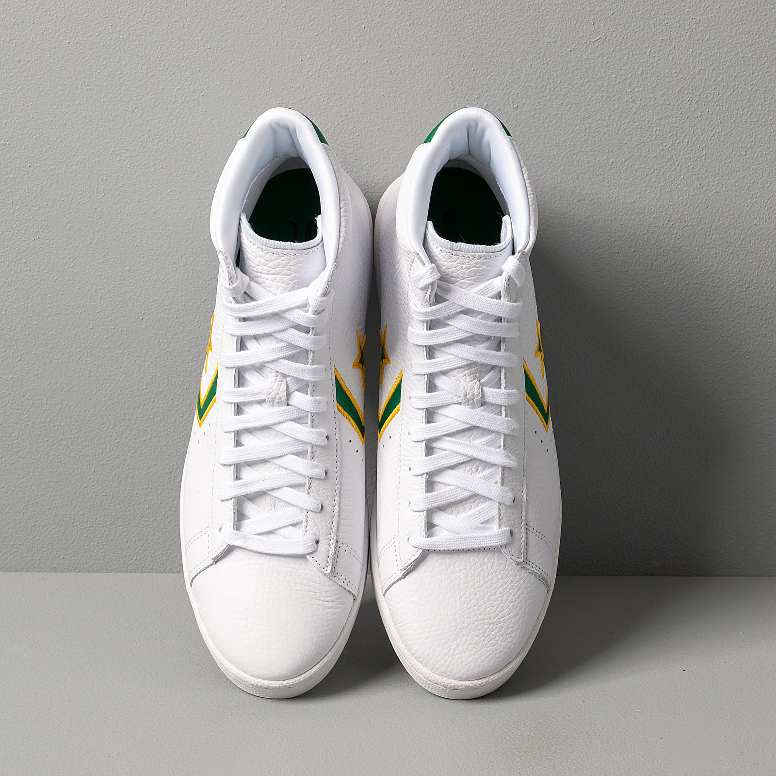 Herresko Converse Pro Leather Gold Standard White/Green
