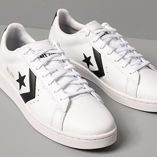 Men s shoes Converse Pro Leather Gold Standard White Black Footshop