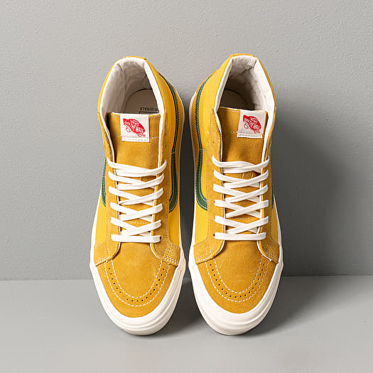 Men's shoes Vans Vault OG Sk8-Hi LX (Suede/ Canvs) Yellow Footshop