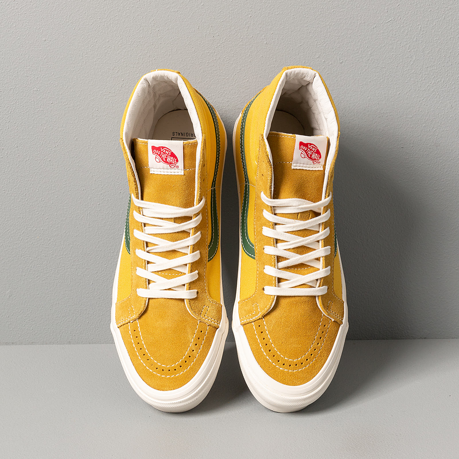 Vans sk8 hi yellow deals
