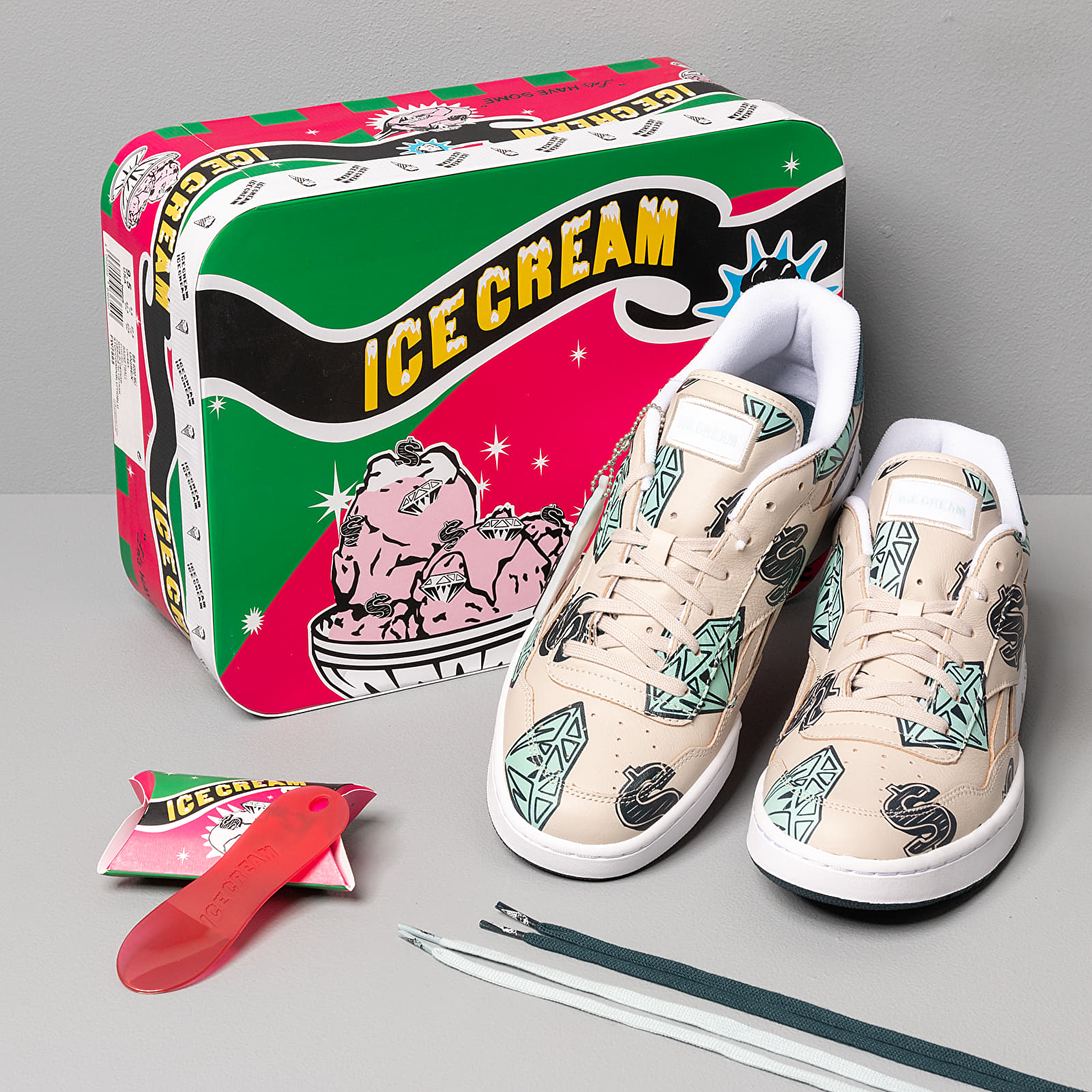 Men's shoes Reebok x Billionaire Boys Club BB 4000 MU Stucco/ Mineral Blue/  Tidal Blue | Footshop