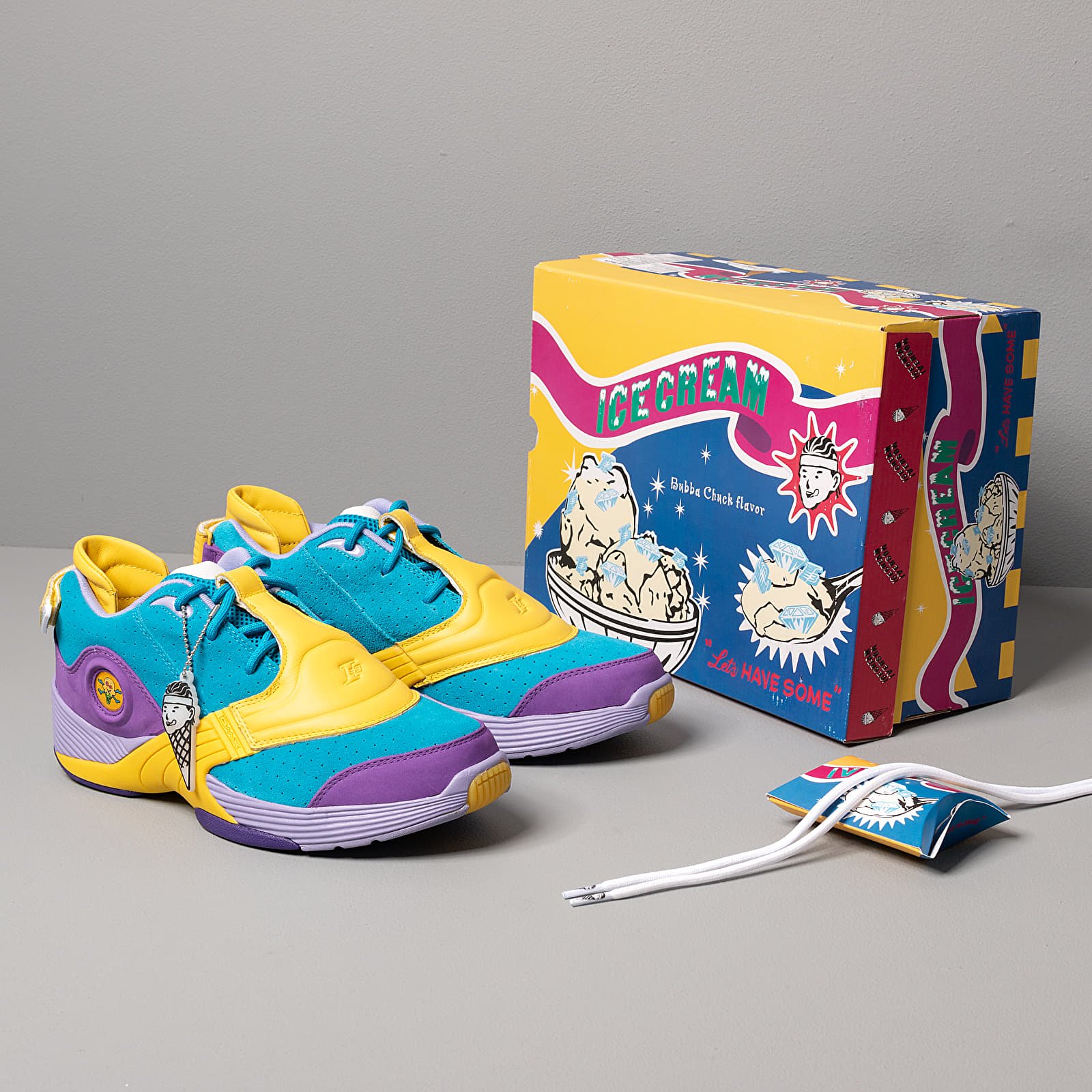 Zapatillas Hombre Reebok x Billionaire Boys Club Answer V MU Malibu Blue/ Regal Purple/ Boldly Yellow
