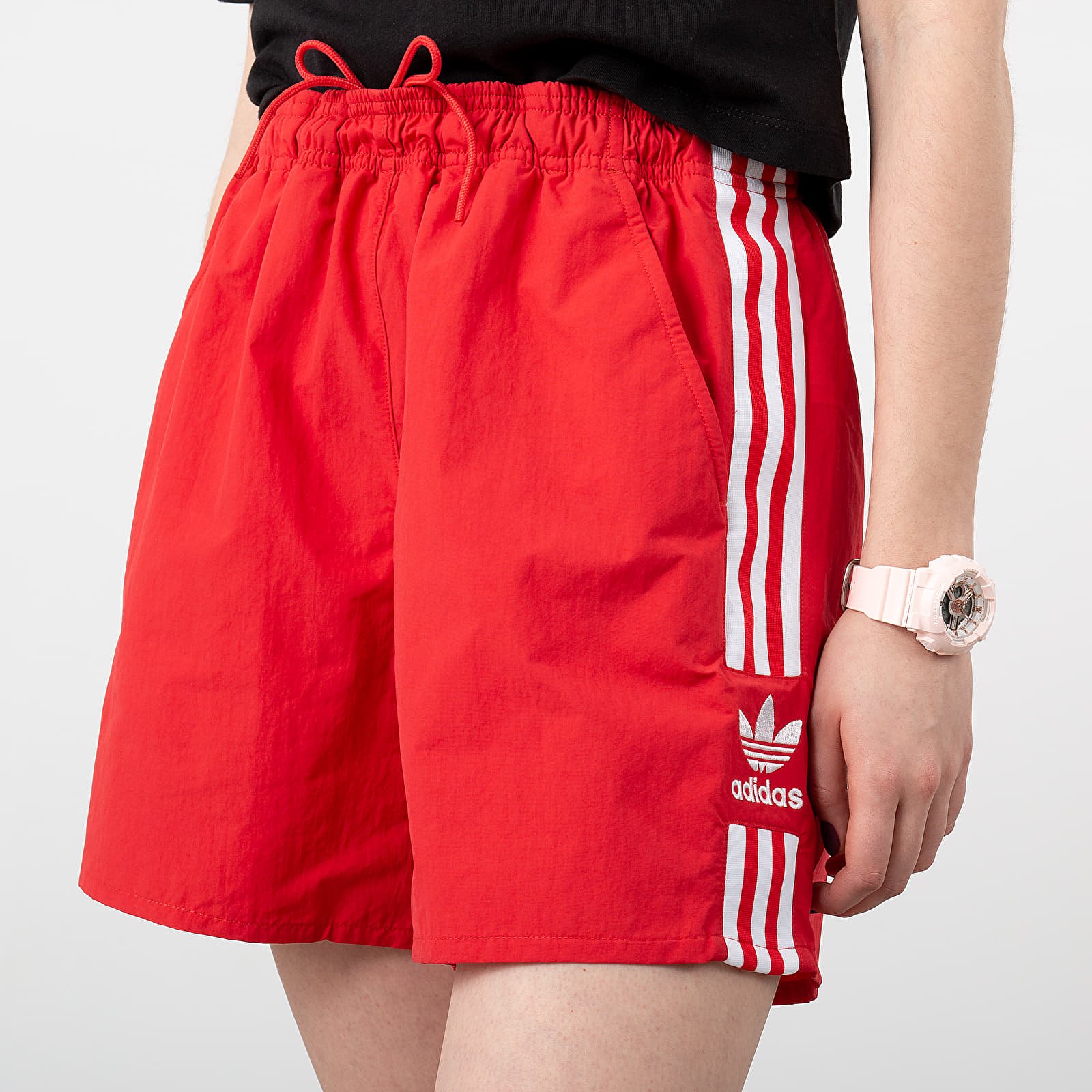 Adidas originals red shorts deals