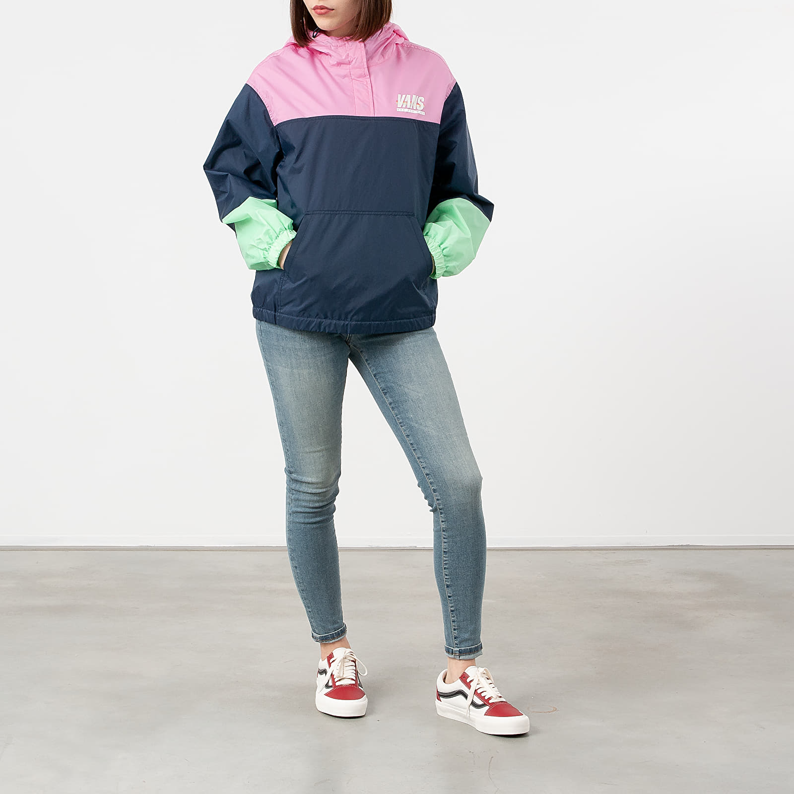Jacken Vans Sport Stripe Anorak Dress Blues