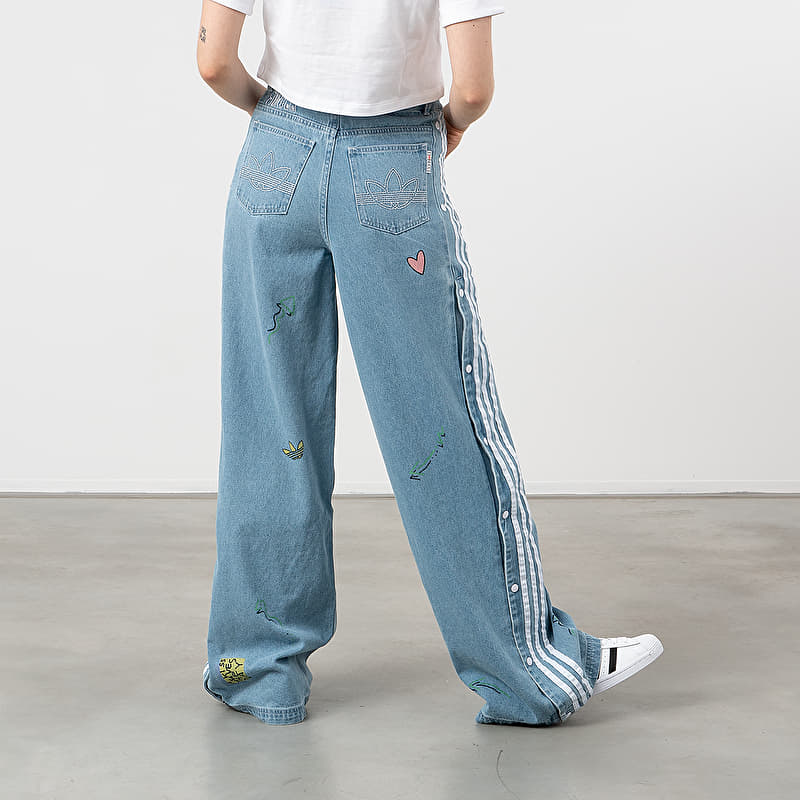 Pantaloni adidas by Fiorucci Denim Trackpants Clear Sky (FL4153