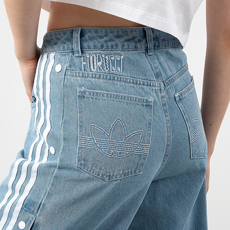Pantaloni adidas by Fiorucci Denim Trackpants Clear Sky (FL4153