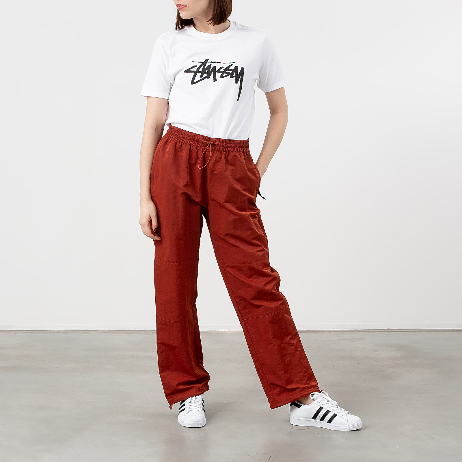 Jogger Pants Stüssy Nylon Bungee Pants Brick | Footshop