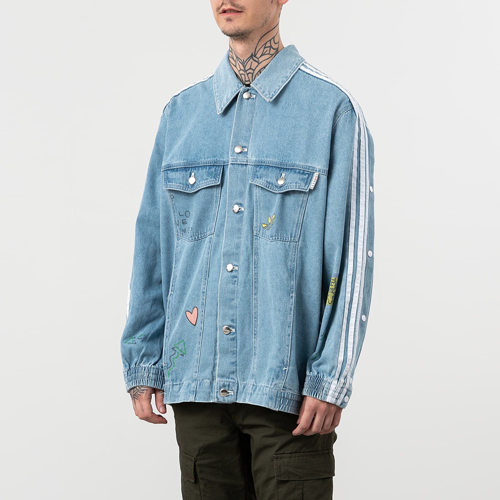 Chaquetas adidas Denim Jacket Clear Sky