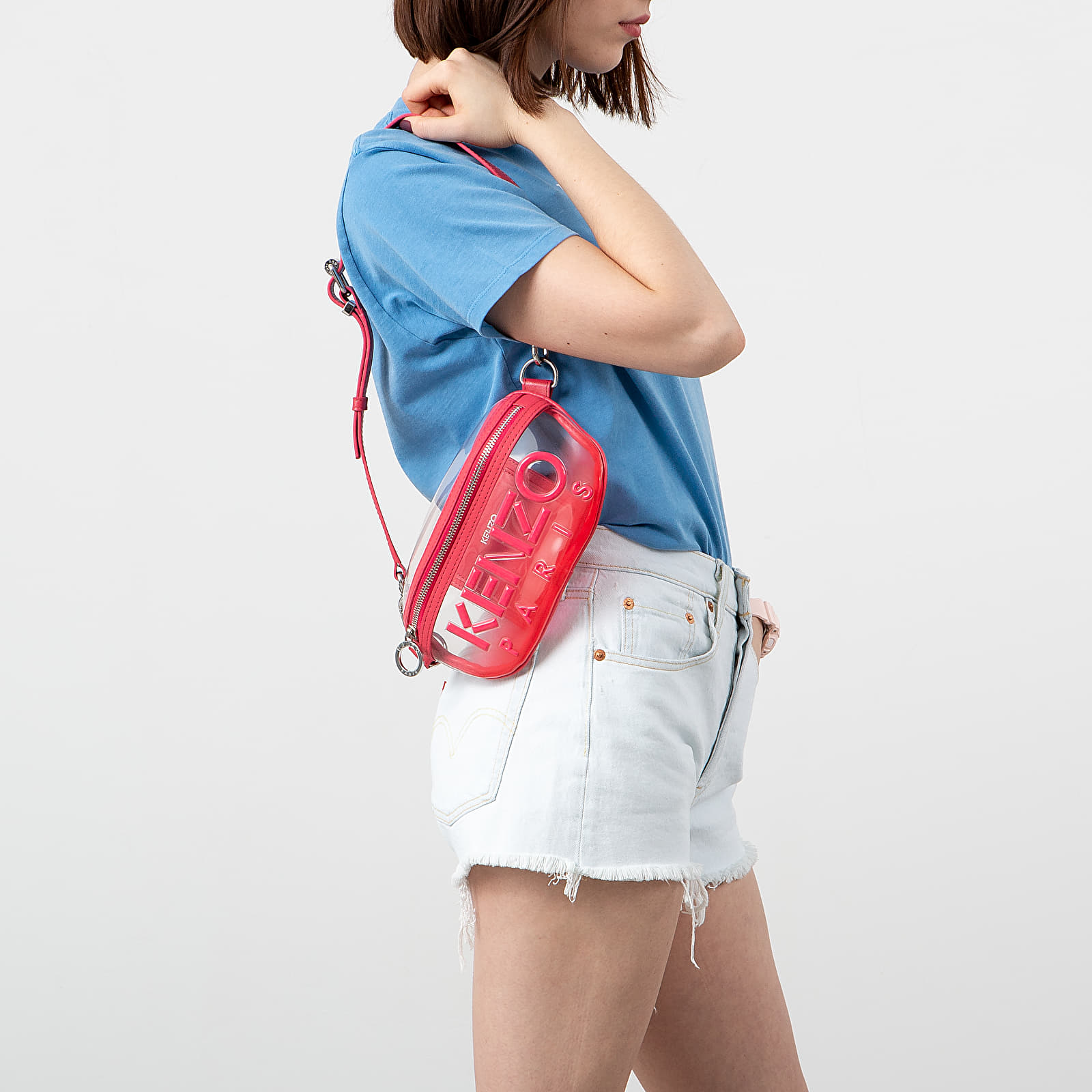 Övtáskák KENZO Bumbag Pink/ Clear