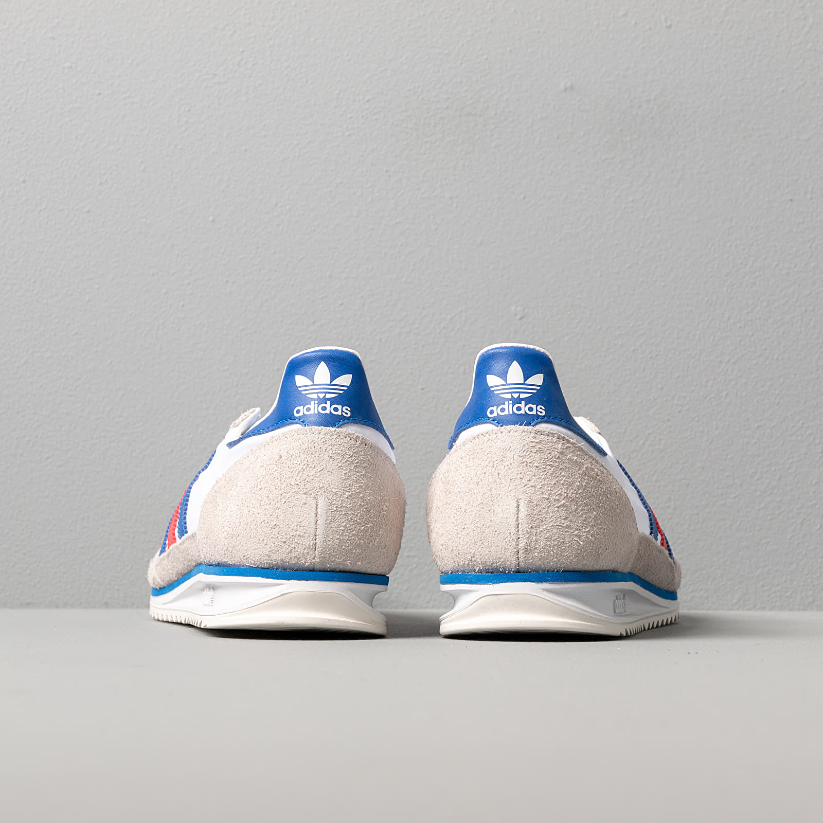 Scarpe uomo adidas SL 72 Ftw White/ Glow Blue/ Glow Red