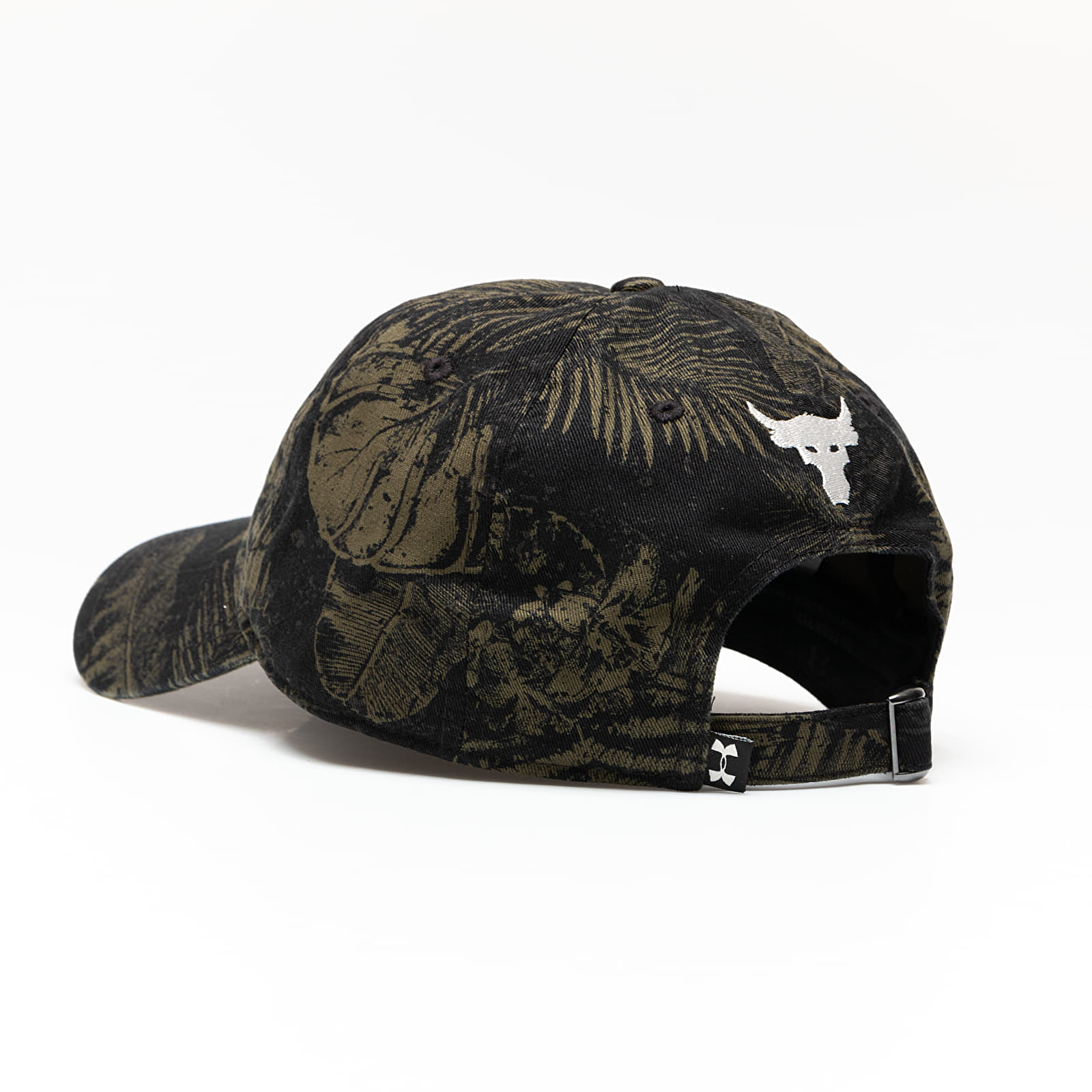 Čepice Under Armour Project Rock Cotton Cap Guardian Green/ Black/ Summit White