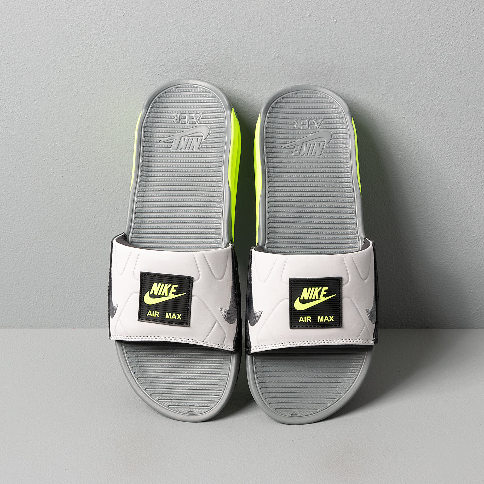 Women's shoes Nike Wmns Air Max 90 Slide Smoke Grey/ Smoke Grey-Volt-Black