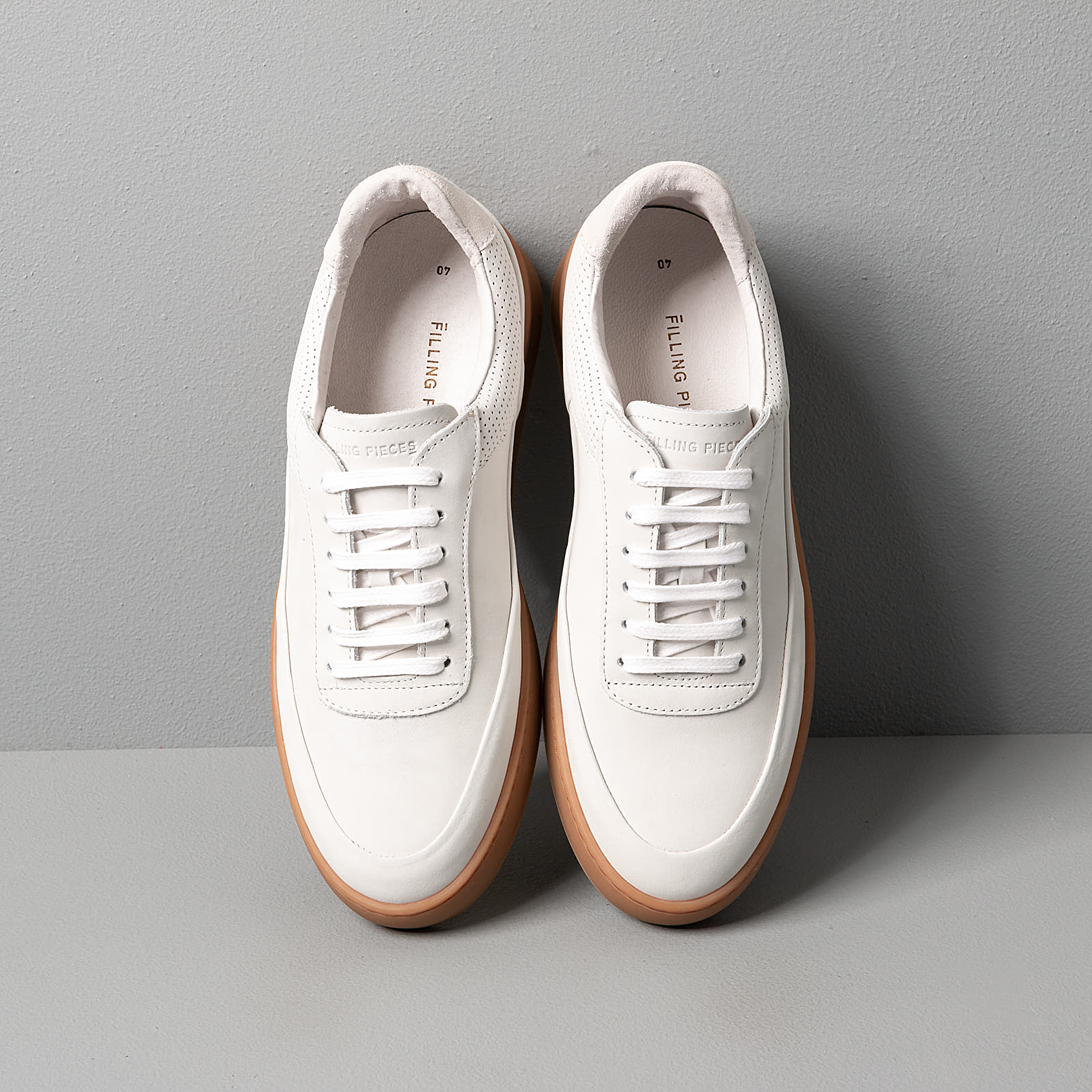 Scarpe uomo Filling Pieces Mono Ripple Gum White